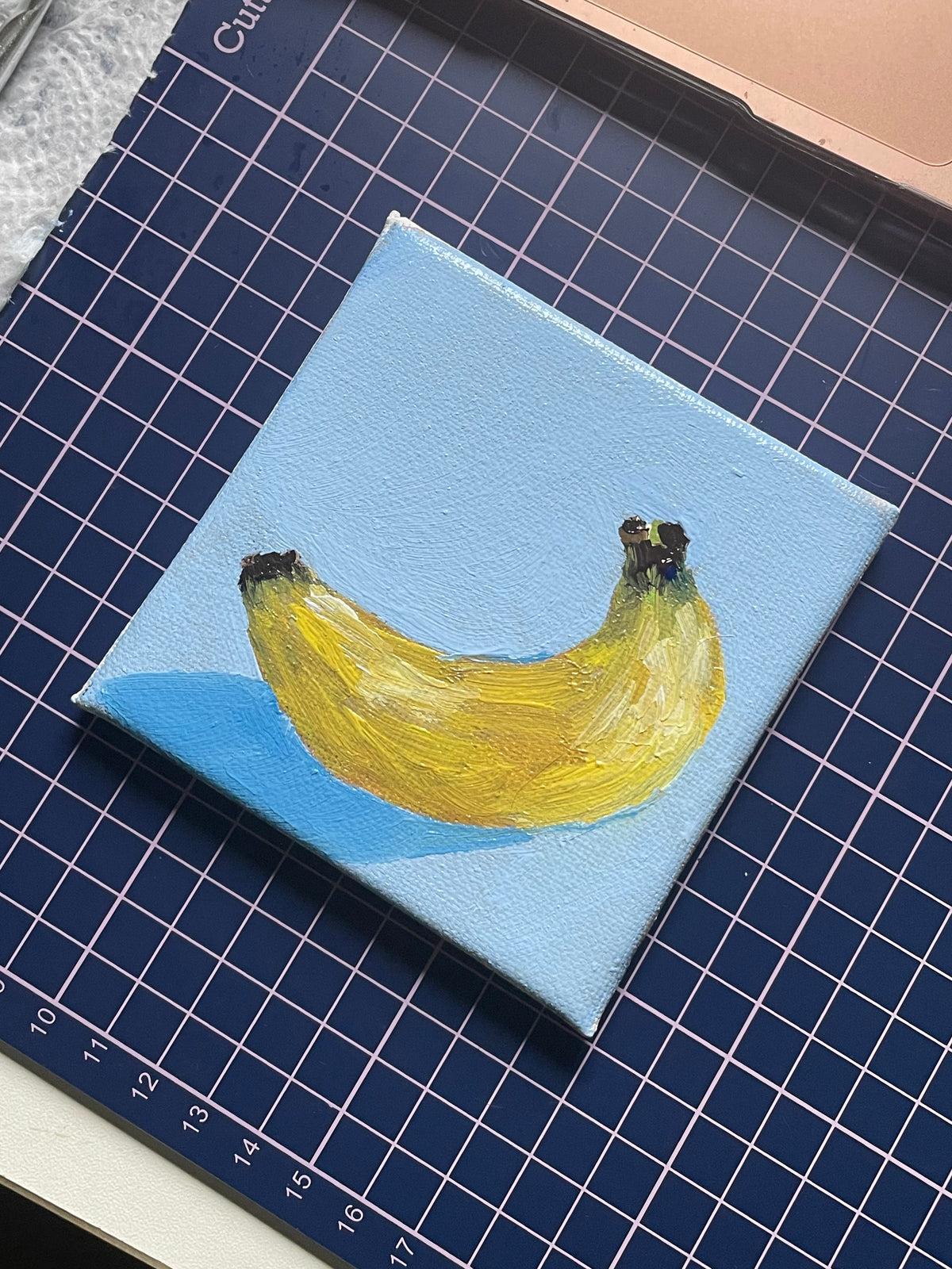 “Banan alene” - Originalt maleri